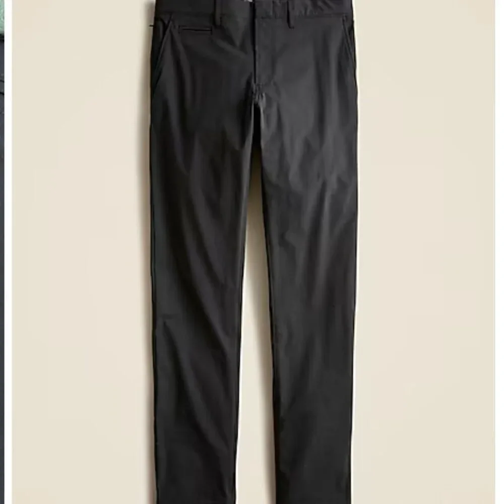 J. Crew Men's Black Chinos